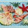 Seashells by the Seashore - Latch Hook Rug Kit