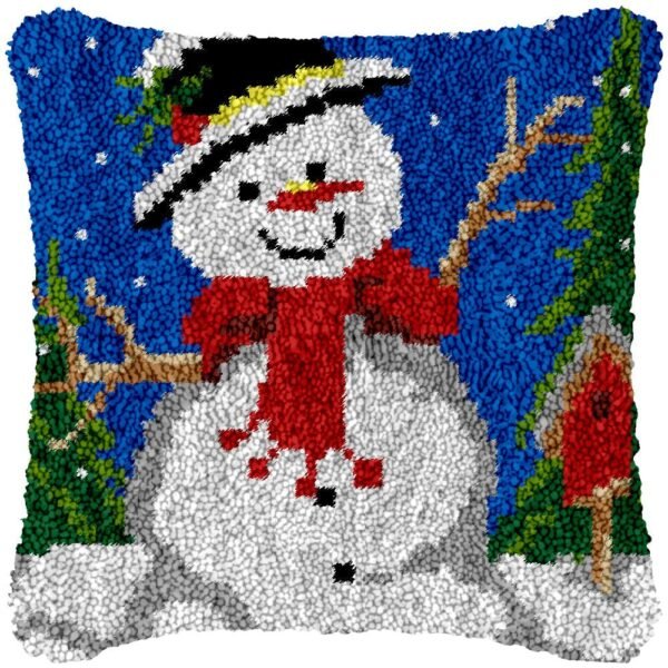 Seasons Greetings - Latch Hook Pillow Kit
