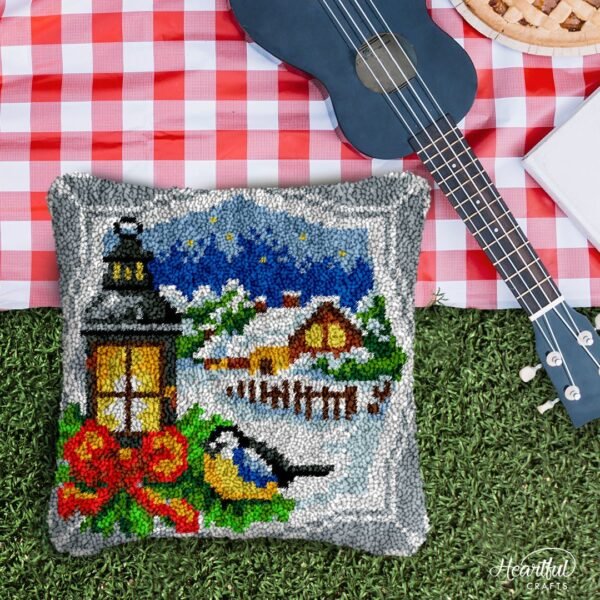 Serene View - Latch Hook Pillow Kit
