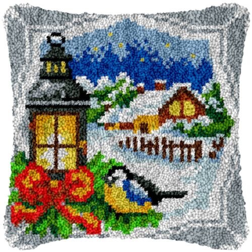 Serene View - Latch Hook Pillow Kit