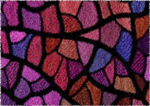 Shades of Purple - Latch Hook Rug Kit
