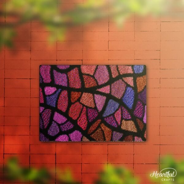Shades of Purple - Latch Hook Rug Kit