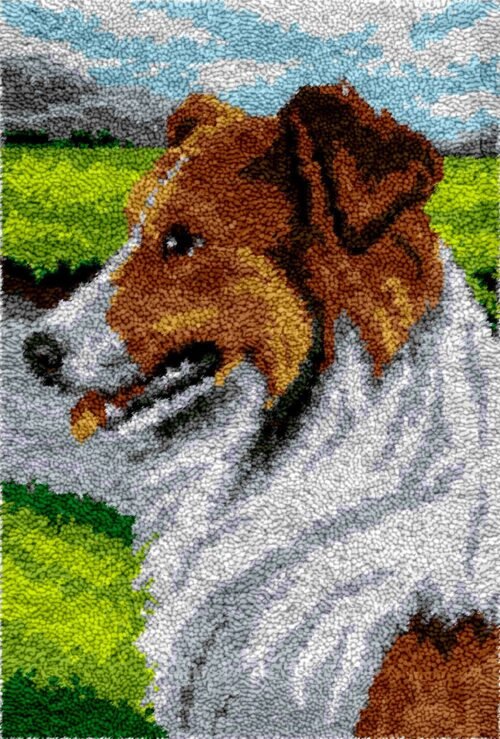 Sheltie Portrait - Latch Hook Rug Kit