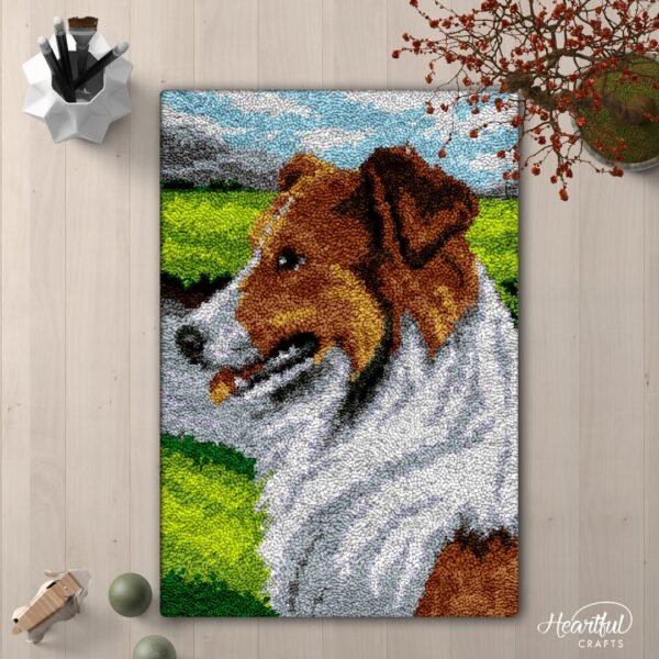Sheltie Portrait - Latch Hook Rug Kit