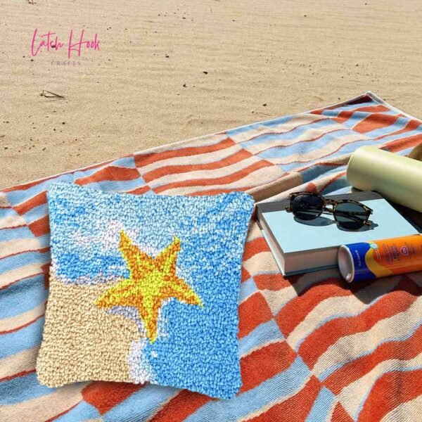 Shooting Star - Latch Hook Pillow Kit