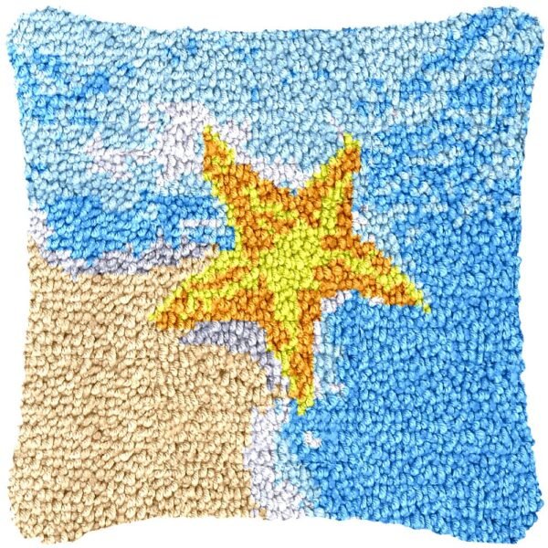 Shooting Star - Latch Hook Pillow Kit