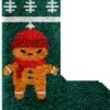 Silly Gingerbread - Latch Hook Stockings Kit
