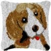 Silly Puppy - Latch Hook Pillow Kit