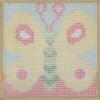 Simple Butterfly - Latch Hook Kit for Kids