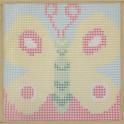Simple Butterfly - Latch Hook Kit for Kids