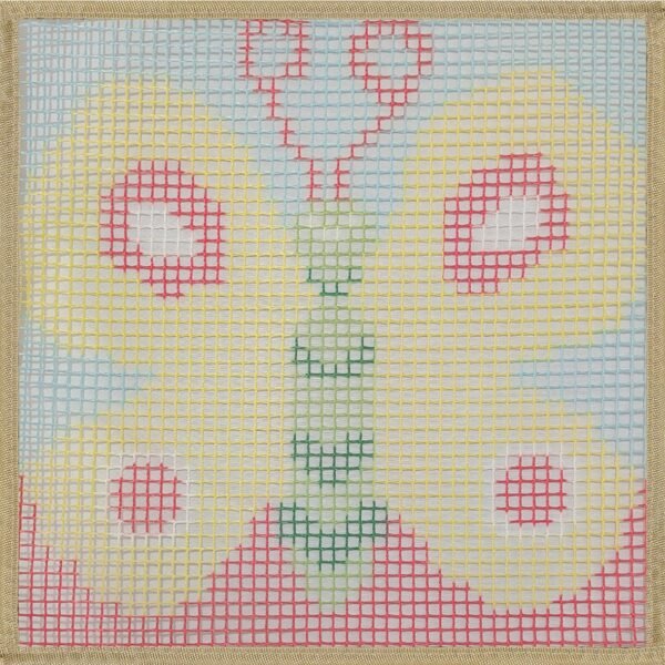 Simple Butterfly - Latch Hook Kit for Kids