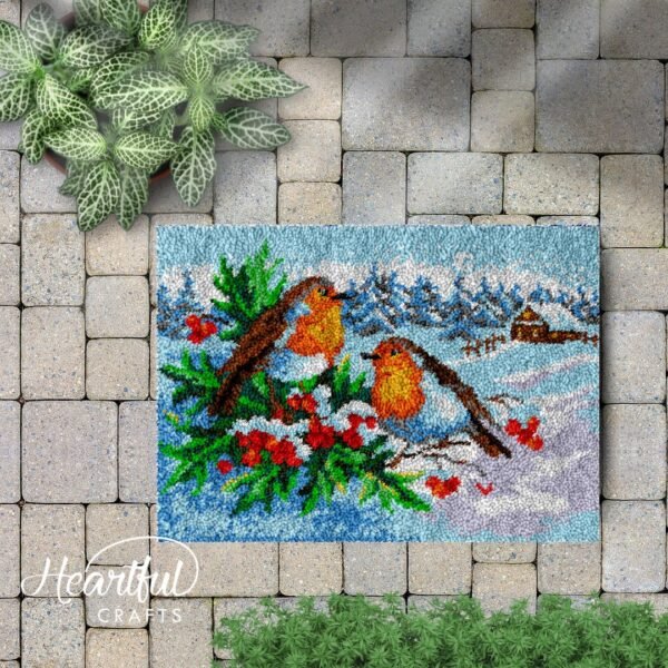 Singing Birds - Latch Hook Rug Kit