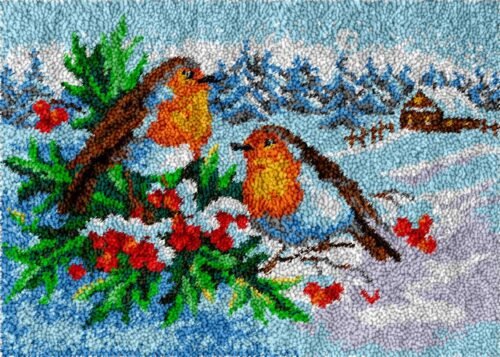 Singing Birds - Latch Hook Rug Kit