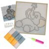 Sleepy Elephant - Latch Hook Kit for Kids