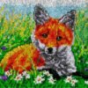 Sleepy Fox - Latch Hook Rug Kit
