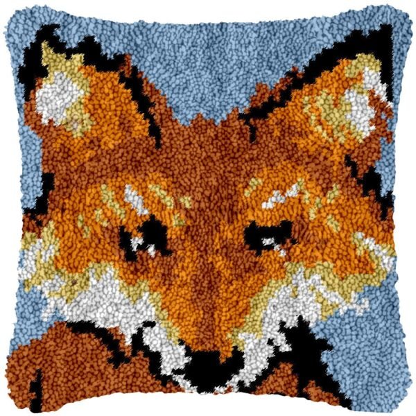 Sly Fox - Latch Hook Pillow Kit