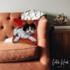 Smiley Cat - Latch Hook Pillow Kit