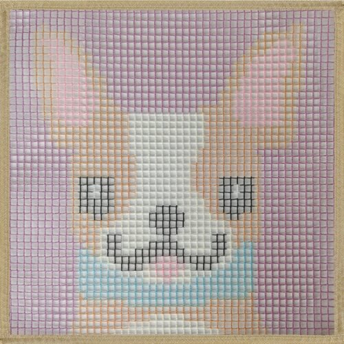 Smiling Frenchie - Latch Hook Kit for Kids