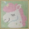 Smiling Unicorn - Latch Hook Kit for Kids