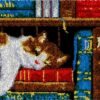 Snoozing Cat - Latch Hook Rug Kit