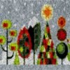 Snow Laced Trees - Latch Hook Rug Kit