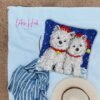 Snow Pups - Latch Hook Pillow Kit