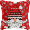 Snowflake Gnome - Latch Hook Pillowcase Kit
