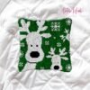Snowflake Moose - Latch Hook Pillow Kit