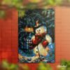Snowman Attendant - Latch Hook Rug Kit