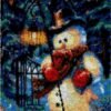 Snowman Attendant - Latch Hook Rug Kit