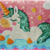 Sparkle Unicorn - Latch Hook Rug Kit