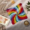 Spectrum Swirl - Latch Hook Pillow Kit