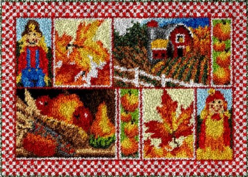 Stages of Fall - Latch Hook Rug Kit
