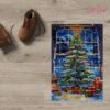 Starlit Tree - Latch Hook Rug Kit