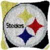 Go Steelers! - Latch Hook Pillow Kit