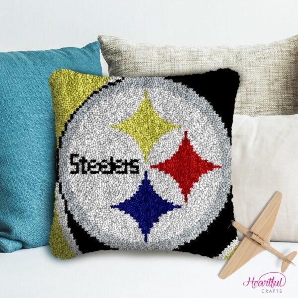 Go Steelers! - Latch Hook Pillow Kit
