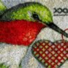 Stitching Bird - Latch Hook Rug Kit