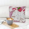 Strawberry Cutie - Latch Hook Pillow Kit