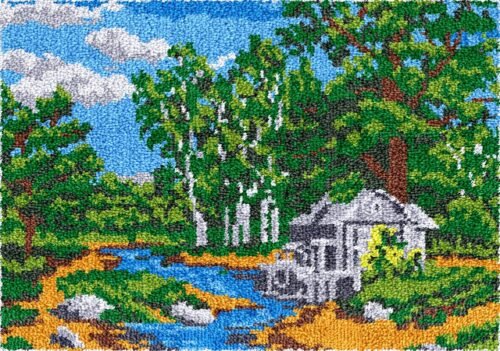 Summer Lodge - Latch Hook Rug Kit
