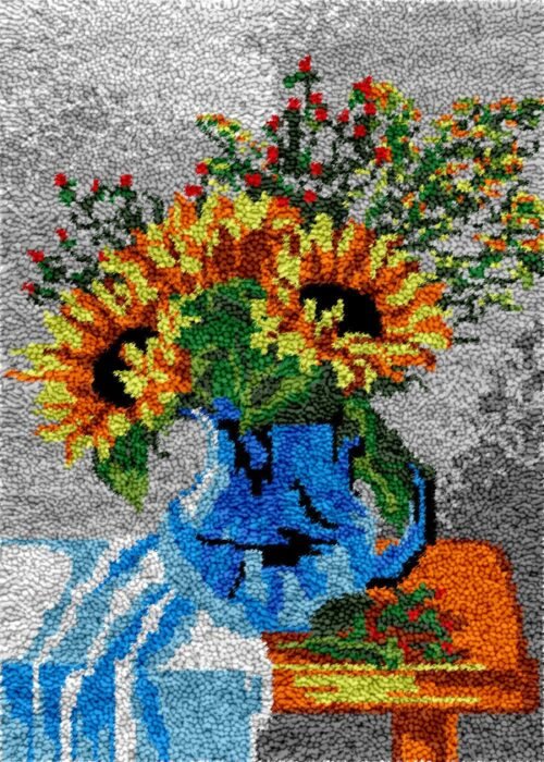 Sunflower Bloom - Latch Hook Rug Kit