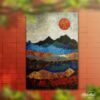 Sunrise Mountain - Latch Hook Rug Kit