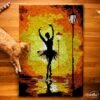 Sunset Ballerina - Latch Hook Rug Kit