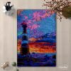 Sunset Lighthouse - Latch Hook Rug Kit