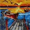Sunset Pier - Latch Hook Rug Kit
