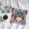 Swinging Owl - Latch Hook Pillow Kit