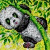 Swinging Panda - Latch Hook Rug Kit
