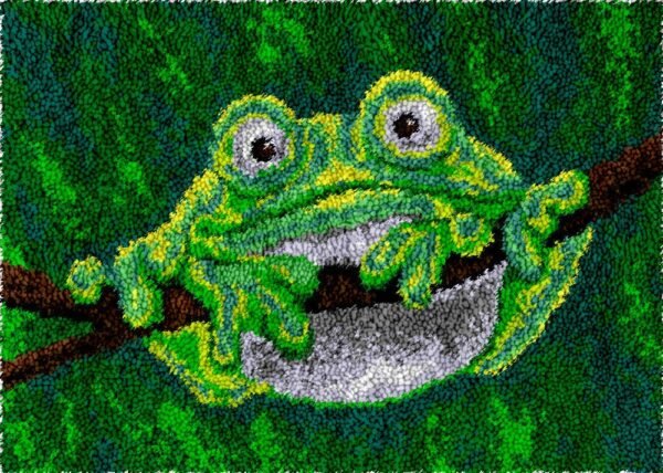 Take the Leap - Latch Hook Rug Kit