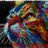 Technicolor Whiskers - Latch Hook Rug Kit