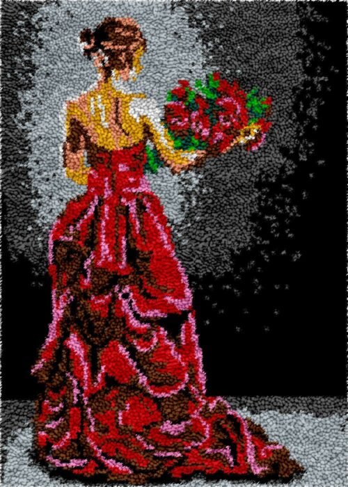 The Debutante - Latch Hook Rug Kit