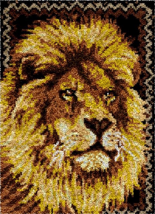 The Great Mane - Latch Hook Rug Kit